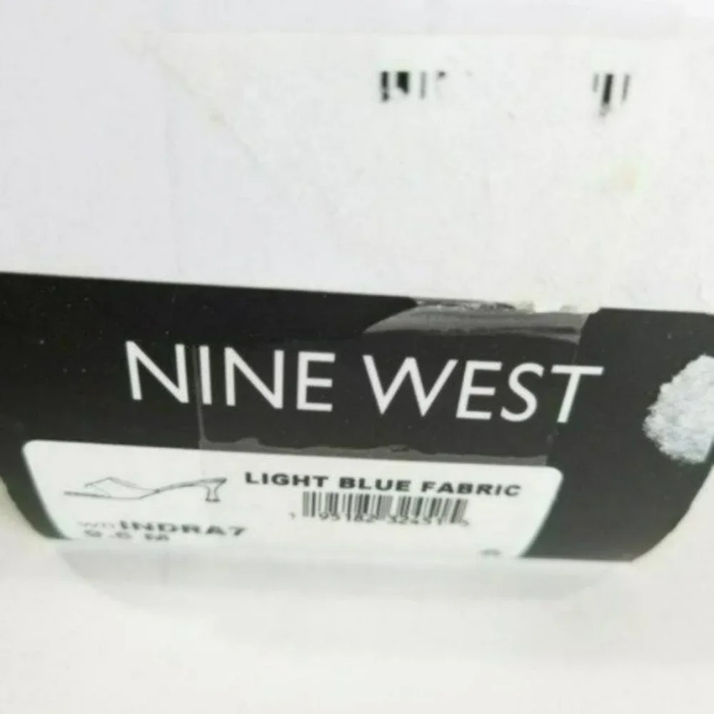 Nine West Indra Square Toe Low Heel Sandals-9.5 - Picture 8 of 8